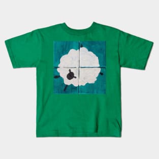 Big Green Sheeple Kids T-Shirt